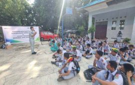 Jasa Raharja Kepulauan Riau Gelar Kegiatan Safety Riding Bersama Astra Honda Motor Batam di SMK Aljabar Batam