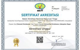 Akreditasi Unggul Prodi Ekonomi Pertahanan, Fakultas Manajemen Pertahanan (FMP), Universitas Pertahanan Republik Indonesia. TA. 2022/2023