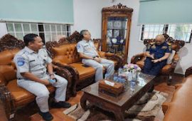 Jasa Raharja Kepri Lakukan Koordinasi Dengan Ksop Kelas I Tanjung Balai Karimun