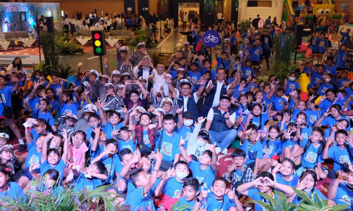 Jasa Raharja Bersama Road Safety Ranger Kids chapter Denpasar Memperingati Hari Anak Nasional
