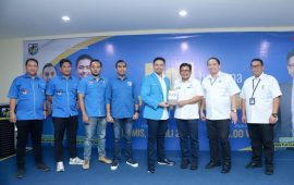 Jasa Raharja dan KNPI berkomitmen menjaga bonus demografi<br>tahun 2030 dengan menekan angka kecelakaan lalu lintas