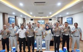 Jasa Raharja dan Korlantas Polri Gelar Supervisi Pelayanan STNK dan TNKB di Kepulauan Riau