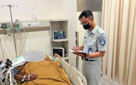 Petugas Jasa Raharja Aktif Lakukan Kunjungan dan Monitoring Korban Laka Lantas di Rumah Sakit