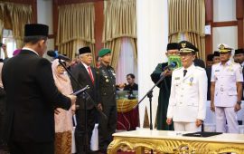 Gubernur Kepri Ansar Resmi Melantik  Hasan Pejabat Walikota Tanjungpinang