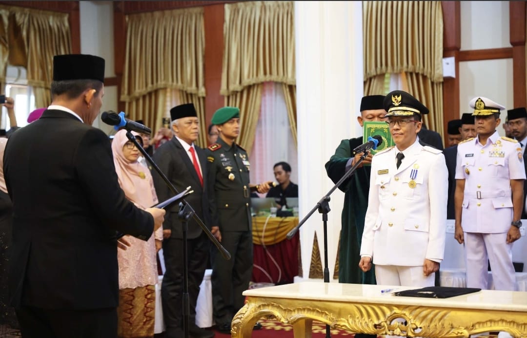 Gubernur Kepri Ansar Resmi Melantik  Hasan Pejabat Walikota Tanjungpinang
