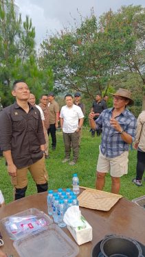 Menteri ATR/BPN Agus Harimurti Terkesan Dengan Pemandangan Alam di Hopeland Camp