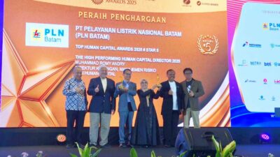 Berkomitmen Wujudkan SDM Unggul, PLN Batam Raih Bintang 5 Penghargaan TOP Human Capital Awards 2025