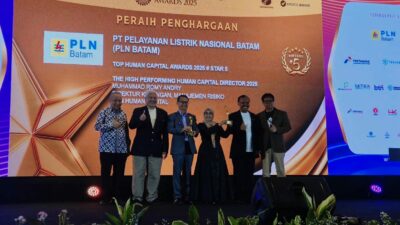 Berkomitmen Wujudkan SDM Unggul, PLN Batam Raih Bintang 5 Penghargaan “TOP Human Capital Awards 2025”