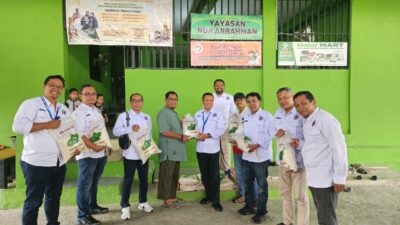 KJK Gelar Bakti Sosial, Salurkan Puluhan Paket Sembako ke Panti Asuhan Nur Arrahman Tanjungpinang