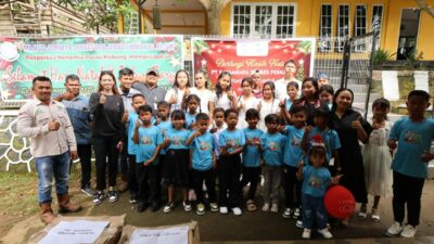 Merajut Kebahagiaan Natal, Panbil Group Peduli Anak Pulau Kubung dan Todak
